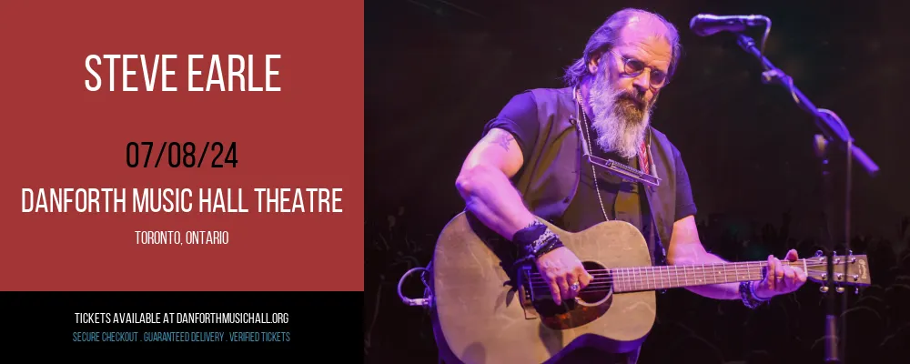 Steve Earle at Danforth Music Hall Theatre