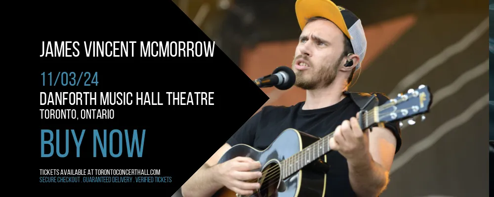 James Vincent McMorrow at Danforth Music Hall Theatre