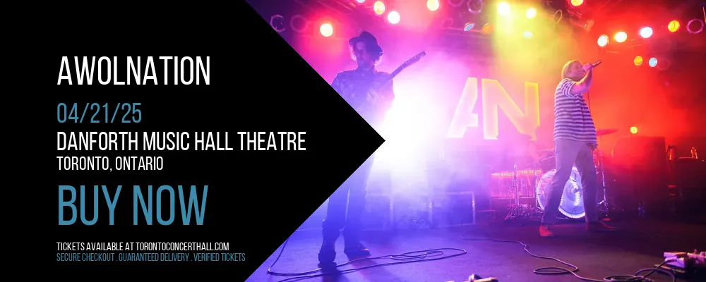 Awolnation at Danforth Music Hall Theatre