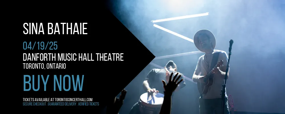 Sina Bathaie at Danforth Music Hall Theatre