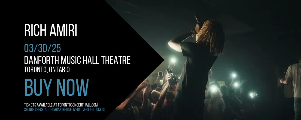 Rich Amiri at Danforth Music Hall Theatre