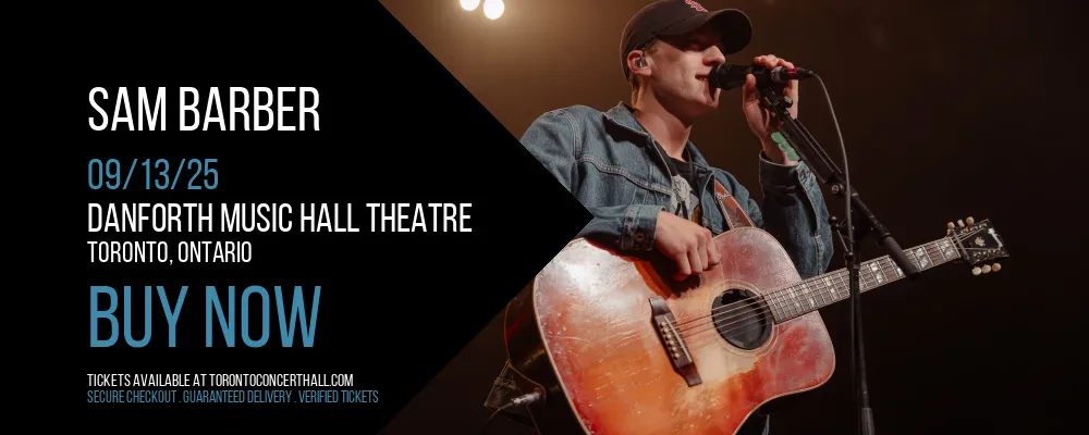 Sam Barber at Danforth Music Hall Theatre