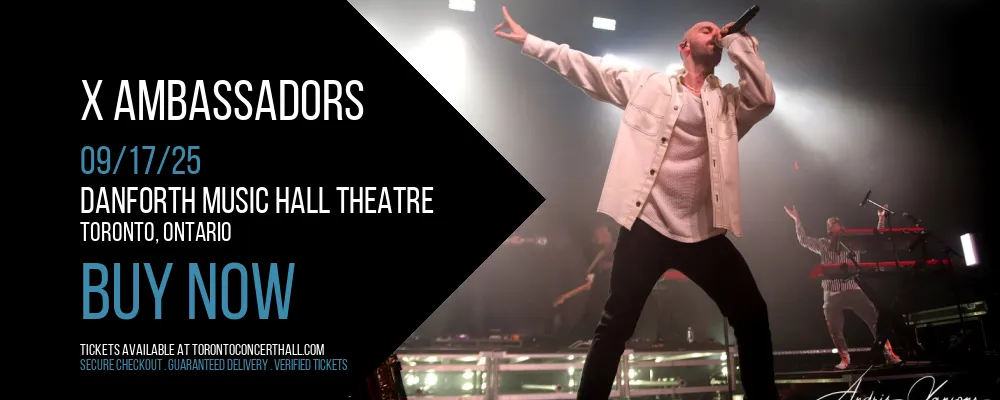 X Ambassadors at Danforth Music Hall Theatre