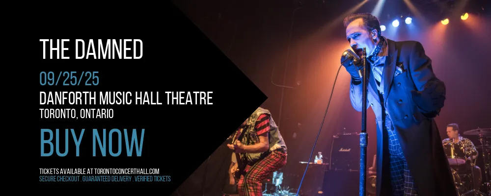 The Damned at Danforth Music Hall Theatre