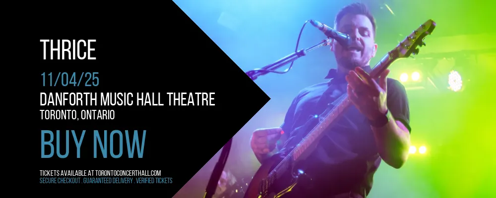 Thrice at Danforth Music Hall Theatre