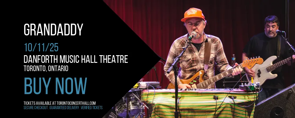 Grandaddy at Danforth Music Hall Theatre