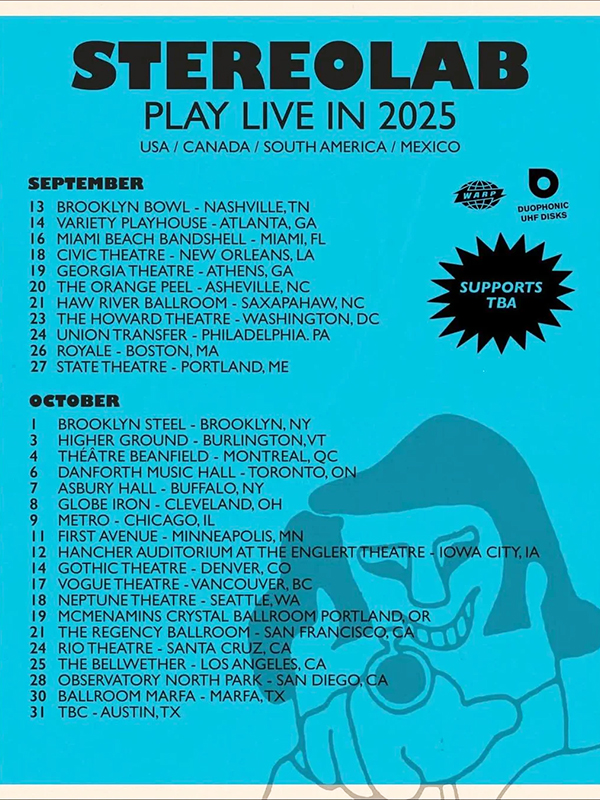 Stereolab tickets
