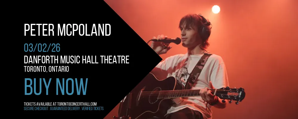 Peter McPoland at Danforth Music Hall Theatre