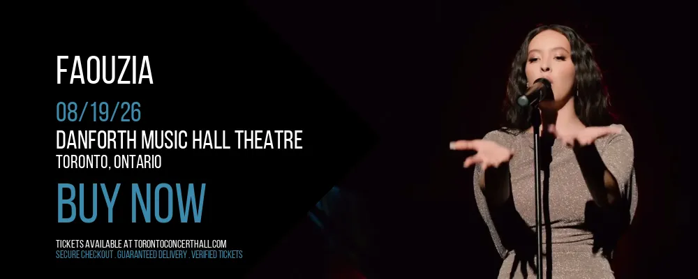 Faouzia at Danforth Music Hall Theatre