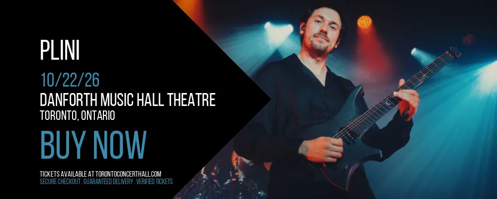 Plini at Danforth Music Hall Theatre