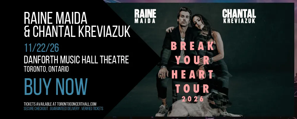 Raine Maida & Chantal Kreviazuk at Danforth Music Hall Theatre